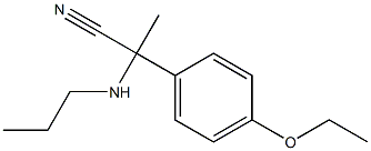 2-(4-ethoxyphenyl)-2-(propylamino)propanenitrile