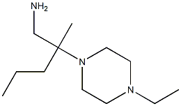 2-(4-ethylpiperazin-1-yl)-2-methylpentan-1-amine Structure