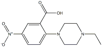 2-(4-ethylpiperazin-1-yl)-5-nitrobenzoic acid Structure