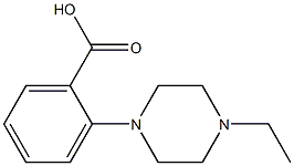 2-(4-ethylpiperazin-1-yl)benzoic acid Structure