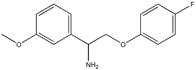 2-(4-fluorophenoxy)-1-(3-methoxyphenyl)ethanamine Structure