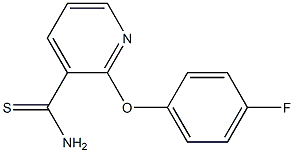 2-(4-fluorophenoxy)pyridine-3-carbothioamide