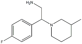 2-(4-fluorophenyl)-2-(3-methylpiperidin-1-yl)ethanamine|