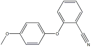 2-(4-methoxyphenoxy)benzonitrile Structure