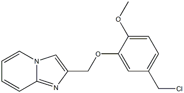  2-[5-(chloromethyl)-2-methoxyphenoxymethyl]imidazo[1,2-a]pyridine