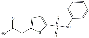 2-[5-(pyridin-2-ylsulfamoyl)thiophen-2-yl]acetic acid