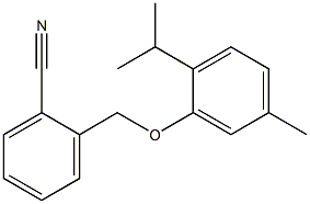 2-[5-methyl-2-(propan-2-yl)phenoxymethyl]benzonitrile