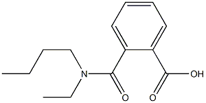 2-[butyl(ethyl)carbamoyl]benzoic acid Struktur