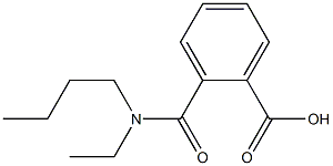 2-[butyl(ethyl)carbamoyl]benzoic acid Structure