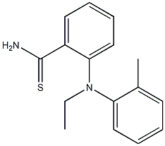 2-[ethyl(2-methylphenyl)amino]benzene-1-carbothioamide|