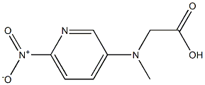 2-[methyl(6-nitropyridin-3-yl)amino]acetic acid Structure