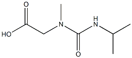 2-[methyl(propan-2-ylcarbamoyl)amino]acetic acid Structure