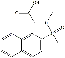 2-[N-methyl-1-(naphthalen-2-yl)acetamido]acetic acid