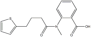  2-[N-methyl-4-(thiophen-2-yl)butanamido]benzoic acid