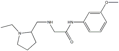 2-{[(1-ethylpyrrolidin-2-yl)methyl]amino}-N-(3-methoxyphenyl)acetamide