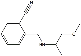 2-{[(1-methoxypropan-2-yl)amino]methyl}benzonitrile