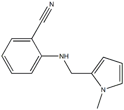 2-{[(1-methyl-1H-pyrrol-2-yl)methyl]amino}benzonitrile Structure