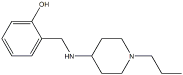 2-{[(1-propylpiperidin-4-yl)amino]methyl}phenol Structure