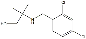 2-{[(2,4-dichlorophenyl)methyl]amino}-2-methylpropan-1-ol 化学構造式