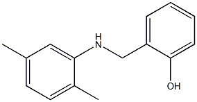 2-{[(2,5-dimethylphenyl)amino]methyl}phenol Structure