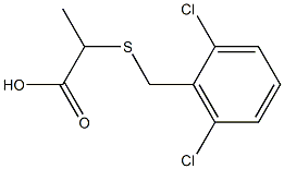 2-{[(2,6-dichlorophenyl)methyl]sulfanyl}propanoic acid Structure