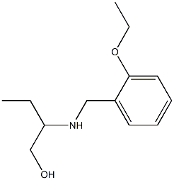 2-{[(2-ethoxyphenyl)methyl]amino}butan-1-ol 化学構造式