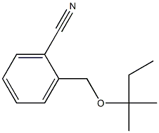 2-{[(2-methylbutan-2-yl)oxy]methyl}benzonitrile Structure