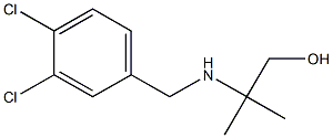 2-{[(3,4-dichlorophenyl)methyl]amino}-2-methylpropan-1-ol,,结构式