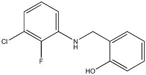 2-{[(3-chloro-2-fluorophenyl)amino]methyl}phenol Structure