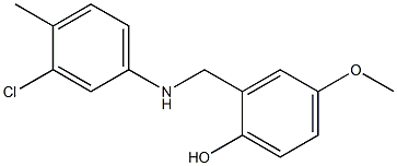 2-{[(3-chloro-4-methylphenyl)amino]methyl}-4-methoxyphenol