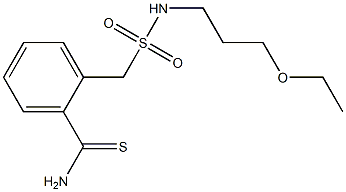 2-{[(3-ethoxypropyl)sulfamoyl]methyl}benzene-1-carbothioamide Structure