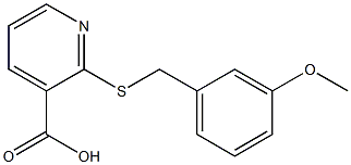 2-{[(3-methoxyphenyl)methyl]sulfanyl}pyridine-3-carboxylic acid