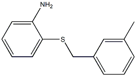 2-{[(3-methylphenyl)methyl]sulfanyl}aniline Structure