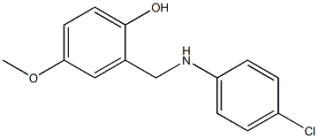 2-{[(4-chlorophenyl)amino]methyl}-4-methoxyphenol Structure