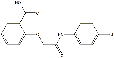  2-{[(4-chlorophenyl)carbamoyl]methoxy}benzoic acid