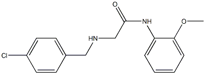 2-{[(4-chlorophenyl)methyl]amino}-N-(2-methoxyphenyl)acetamide