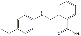 2-{[(4-ethylphenyl)amino]methyl}benzamide,,结构式