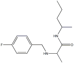 2-{[(4-fluorophenyl)methyl]amino}-N-(pentan-2-yl)propanamide