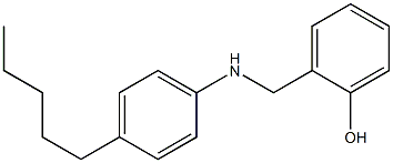 2-{[(4-pentylphenyl)amino]methyl}phenol Structure