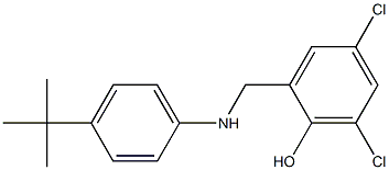 2-{[(4-tert-butylphenyl)amino]methyl}-4,6-dichlorophenol