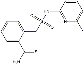 2-{[(6-methylpyridin-2-yl)sulfamoyl]methyl}benzene-1-carbothioamide