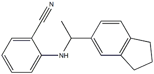  2-{[1-(2,3-dihydro-1H-inden-5-yl)ethyl]amino}benzonitrile