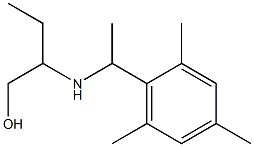 2-{[1-(2,4,6-trimethylphenyl)ethyl]amino}butan-1-ol 结构式