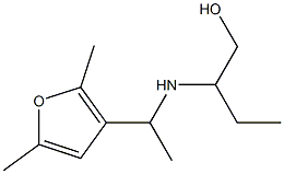 2-{[1-(2,5-dimethylfuran-3-yl)ethyl]amino}butan-1-ol,,结构式