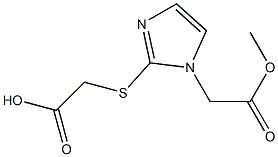2-{[1-(2-methoxy-2-oxoethyl)-1H-imidazol-2-yl]sulfanyl}acetic acid