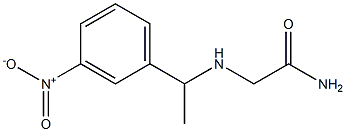 2-{[1-(3-nitrophenyl)ethyl]amino}acetamide