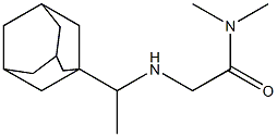 2-{[1-(adamantan-1-yl)ethyl]amino}-N,N-dimethylacetamide 化学構造式