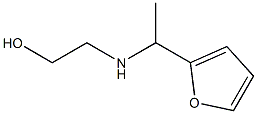 2-(α-メチルフルフリルアミノ)エタノール 化学構造式