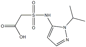 2-{[1-(propan-2-yl)-1H-pyrazol-5-yl]sulfamoyl}acetic acid