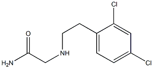 2-{[2-(2,4-dichlorophenyl)ethyl]amino}acetamide Structure